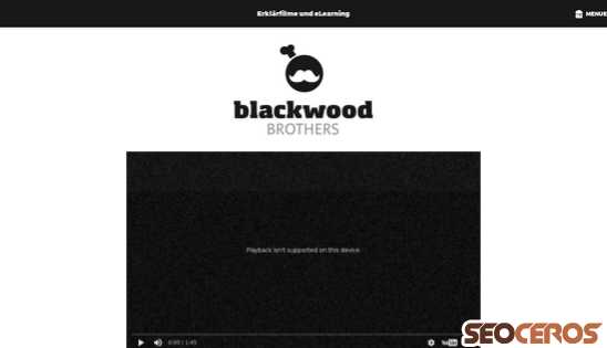 blackwood-brothers.de desktop previzualizare