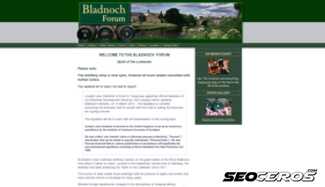 bladnoch.co.uk desktop előnézeti kép