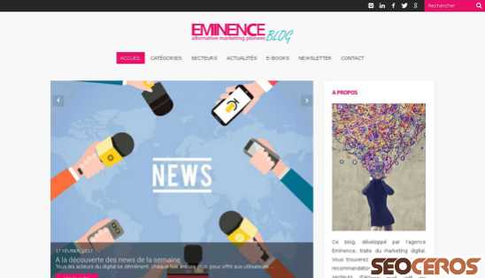 blog.eminence.tn desktop vista previa