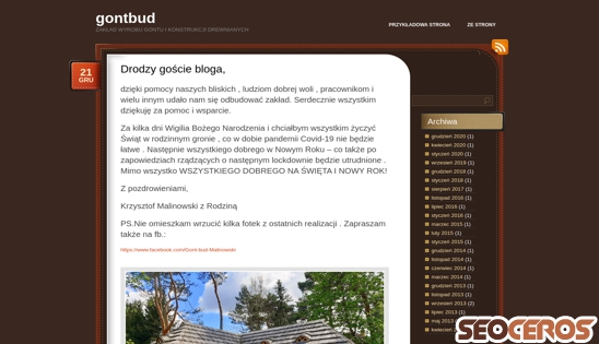 blog.gontbud.pl desktop preview