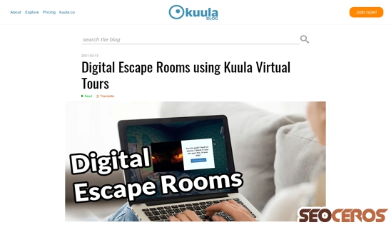 blog.kuula.co/digital-escape-room desktop previzualizare