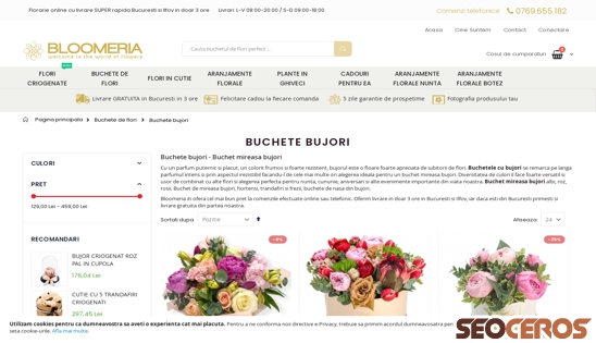 bloomeria.ro/buchete-de-flori/buchete-bujori desktop 미리보기