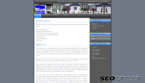 bluewindows.co.uk desktop förhandsvisning