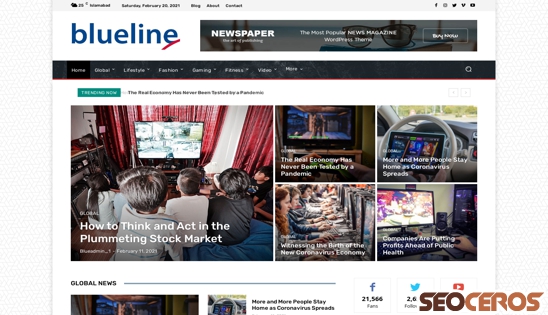 blueline.pk desktop náhľad obrázku