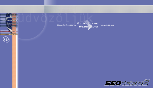 blueplanet.hu desktop előnézeti kép