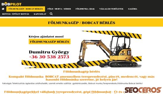 bobpilot.hu/hu/folmunkagep-bobcat-berles desktop náhľad obrázku