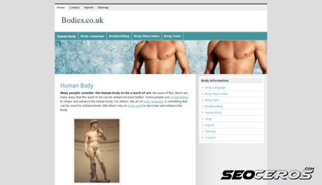 bodies.co.uk desktop náhled obrázku