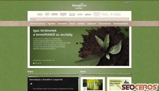 bonafarmcsoport.hu desktop előnézeti kép