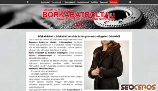 borkabatbolt.hu desktop náhled obrázku