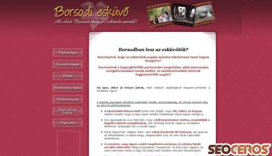 borsodieskuvo.hu desktop náhled obrázku