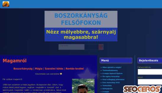 boszi.net desktop előnézeti kép