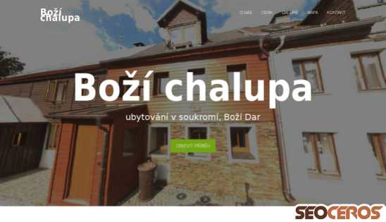 bozichalupa.cz desktop förhandsvisning