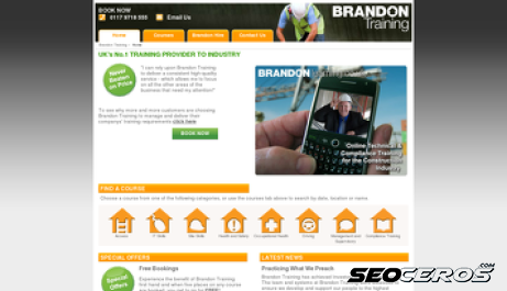 brandontraining.co.uk desktop náhľad obrázku