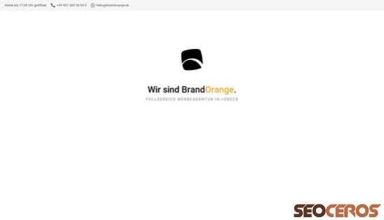brandorange.de desktop náhľad obrázku