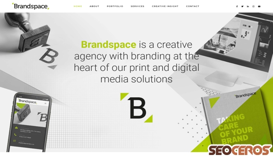 brandspacemedia.co.uk desktop vista previa