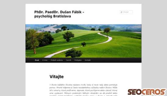 bratislavapsycholog.sk desktop preview
