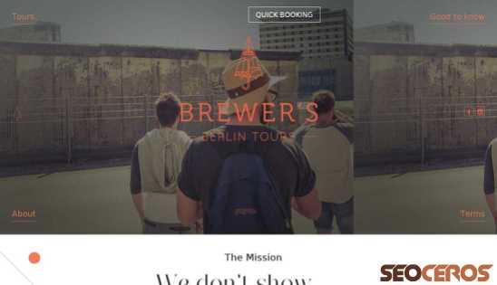 brewersberlintours.com desktop náhľad obrázku