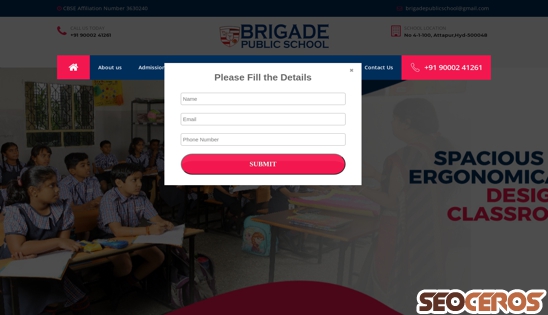 brigadepublicschool.com desktop preview