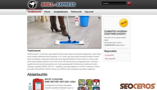 brill-express.hu desktop előnézeti kép