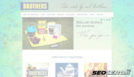 brotherscider.co.uk desktop previzualizare