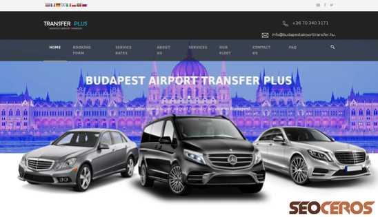 budapestairporttransfer.hu desktop náhled obrázku