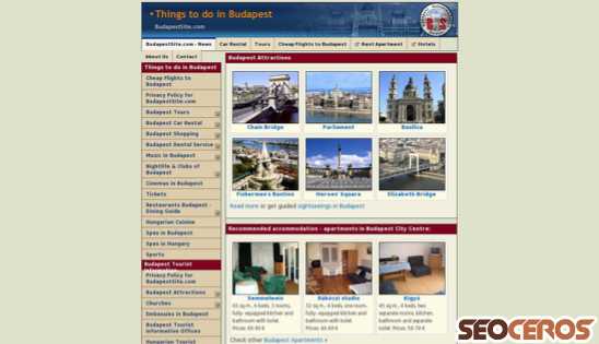 budapestsite.com desktop náhľad obrázku