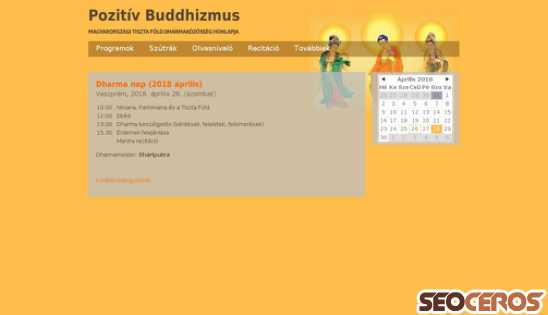 buddhista.info desktop Vorschau