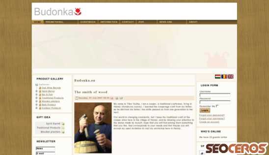 budonka.eu desktop előnézeti kép