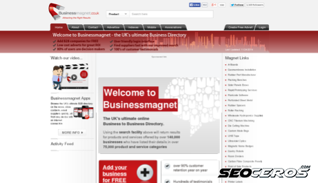 businessmagnet.co.uk desktop previzualizare