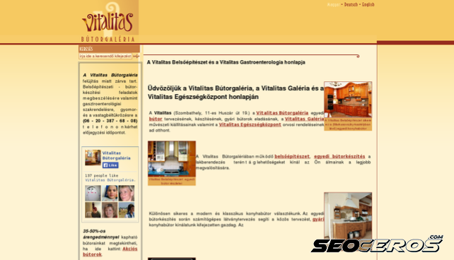 butorgaleria.hu desktop náhľad obrázku