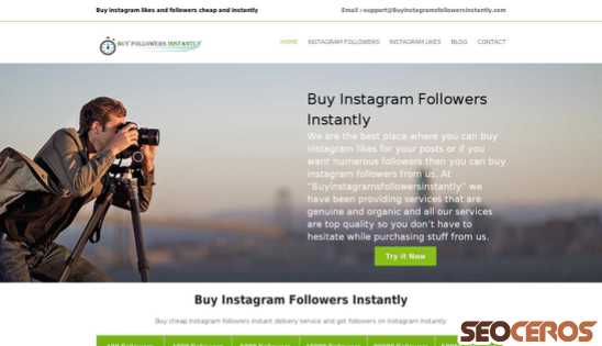 buyinstagramsfollowersinstantly.com desktop previzualizare