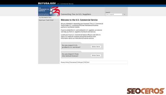 buyusa.gov desktop Vista previa