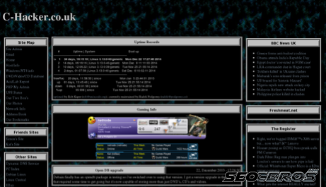 c-hacker.co.uk desktop preview