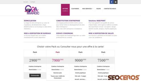 c2a-maroc.com desktop anteprima