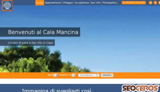 calamancina.it desktop Vista previa