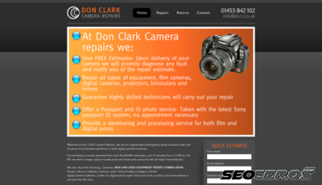 camera-repairs.co.uk desktop vista previa