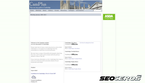 camplus.co.uk desktop náhľad obrázku
