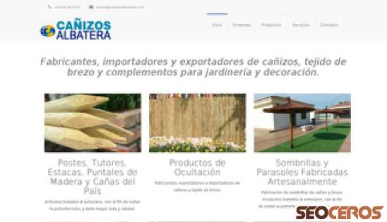 canizosalbatera.com desktop förhandsvisning