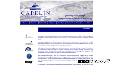 capelin.co.uk desktop preview