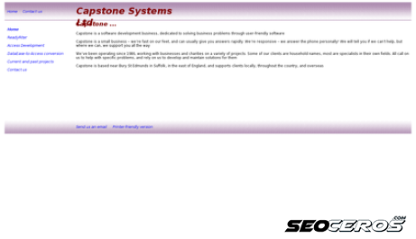 capstonesystems.co.uk desktop obraz podglądowy