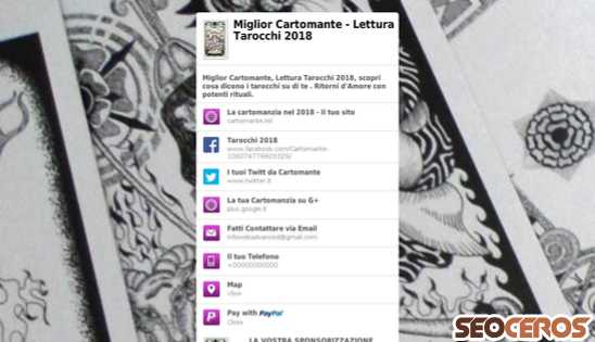 cartomante.tel desktop náhľad obrázku
