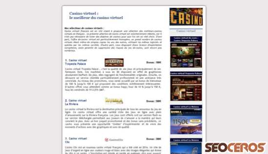 casinovirtuelfrancais.fr desktop náhled obrázku