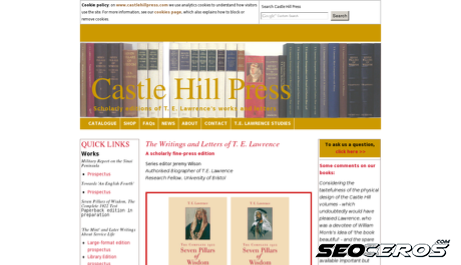 castlehillpress.co.uk desktop förhandsvisning