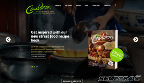cauldronfoods.co.uk desktop förhandsvisning