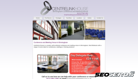 centrelinkhouse.co.uk desktop förhandsvisning