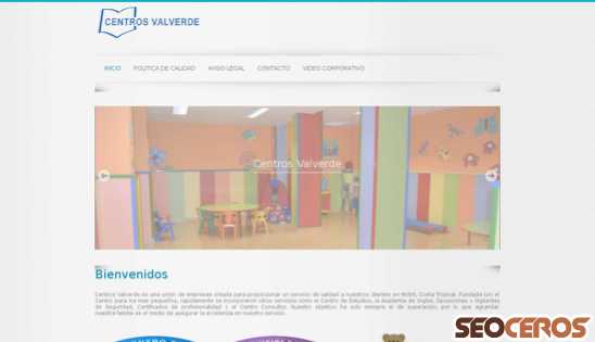 centrosvalverde.es desktop förhandsvisning