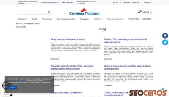 centrumtargowa.pl/blog-pol.phtml desktop Vista previa