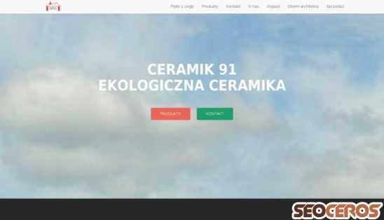 ceramik91.pl desktop előnézeti kép