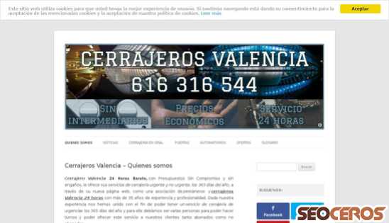 cerrajero-de-valencia.com desktop förhandsvisning
