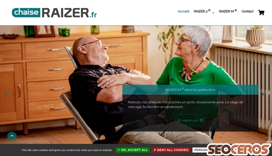 chaise-raizer.fr desktop förhandsvisning